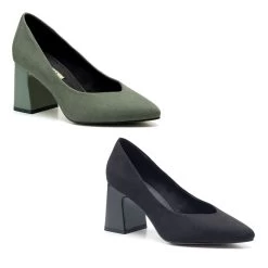 Corina Escarpin Vert Ou Noir