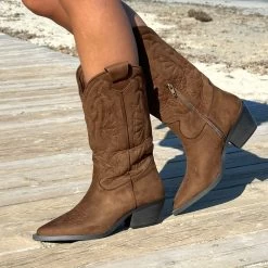 Santiag Marron Camel 7 Santiag Marron Camel -Chaussures Chic Et Tendance m2626 camel 2