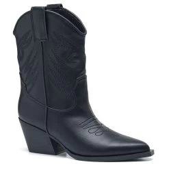 Santiags Boots Noir Ou Beige -Chaussures Chic Et Tendance m2630 bottine 2