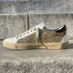 Corina Basket Glitter Or 6 Corina Basket Glitter Or -Chaussures Chic Et Tendance m3055 or 2