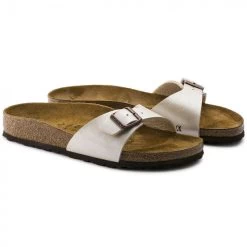 Birkenstock Madrid Pearl White 9 Birkenstock Madrid Pearl White -Chaussures Chic Et Tendance madrid pearl white 4