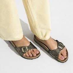 Birkenstock MADRID PYTHON NOIR OU BEIGE