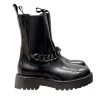 BOOTS CUIR ET CHAINE MO7