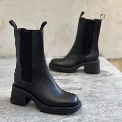 Semerdjian MU547M3 Boots Cuir Noir Ou Beige -Chaussures Chic Et Tendance mu547m3 bottes 3