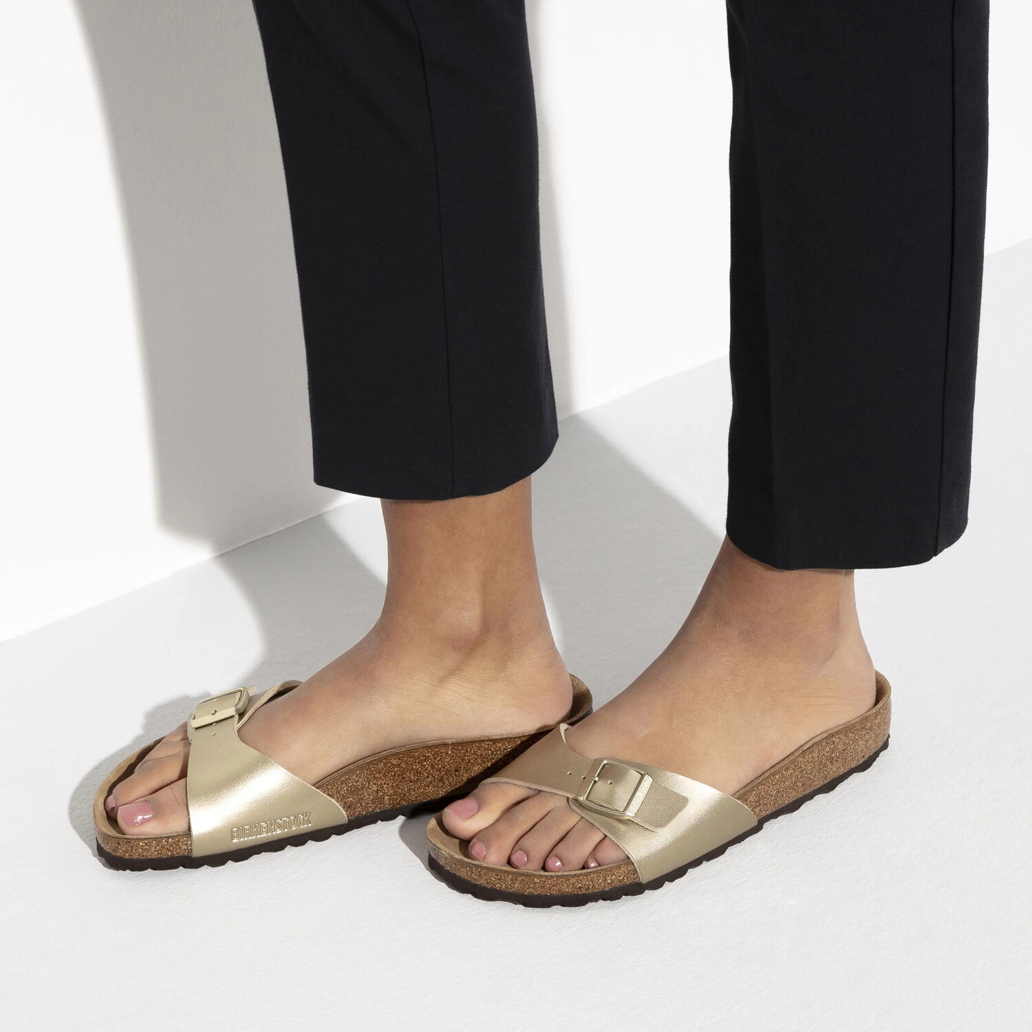 BIRKENSTOCK MADRID GINGER BROWN - GOLD - NOIR 2 BIRKENSTOCK MADRID GINGER BROWN - GOLD - NOIR – Image 2