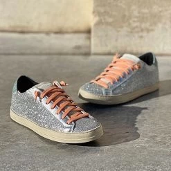P448 John Persia Glitter Argent 7 P448 John Persia Glitter Argent -Chaussures Chic Et Tendance p448 john persia glitter argent 1 2