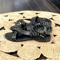 SANDALES DONNA LUCCA CUIR CAMEL OU NOIR 1235 MOD -Chaussures Chic Et Tendance sandales 1235 mod 4