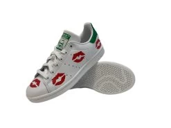 Stan Smith Adidas Customisée Bisous By Dr Sneaker -Chaussures Chic Et Tendance stan smith adidas customisee bisous by dr sneaker 2