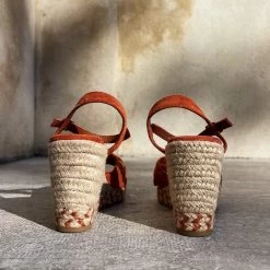 Vanessa Wu Sandales Céline Orange. -Chaussures Chic Et Tendance vanessa wu sandales celine orange 2