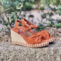 Vanessa Wu Sandales Céline Orange. -Chaussures Chic Et Tendance vanessa wu sandales celine orange 3